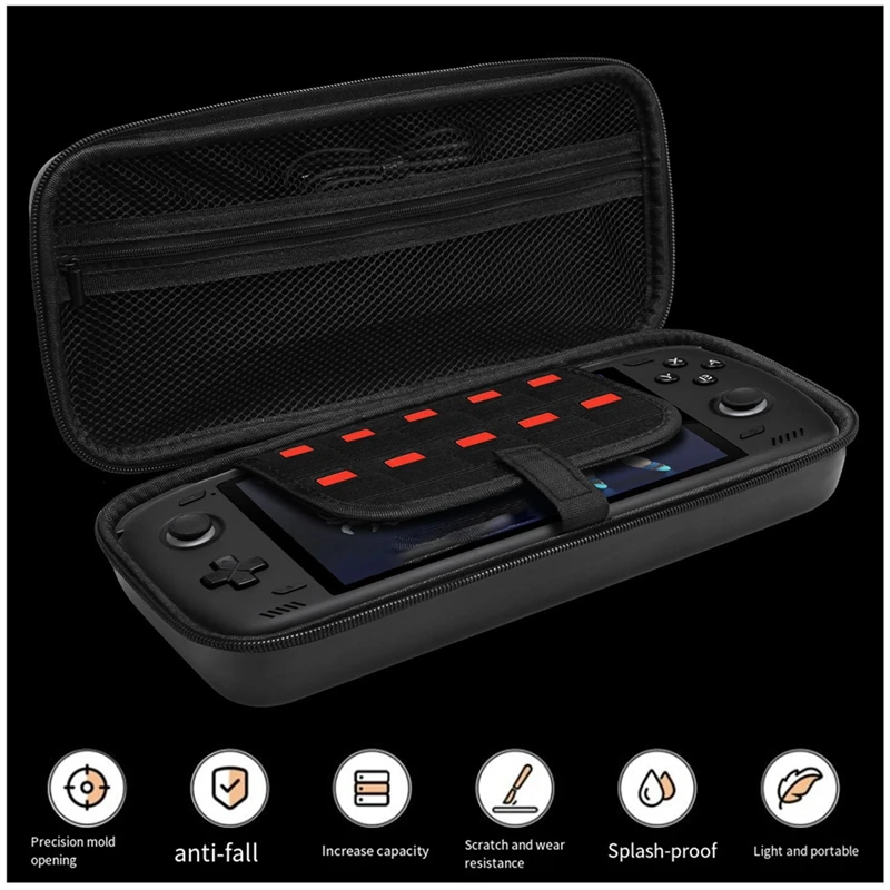 For Odin 2 Handheld Game Console Storage Bag Portable Carrying Case Shockproof Anti-Scratch Handbag