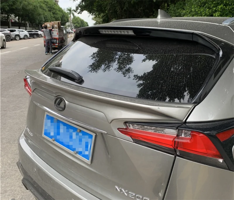 For LEXUS NX200T ROOF Spoiler 2016-2018 NX200 200t 300H ROOF spoiler ABS Material Car Rear Wing Primer Color Rear Spoiler