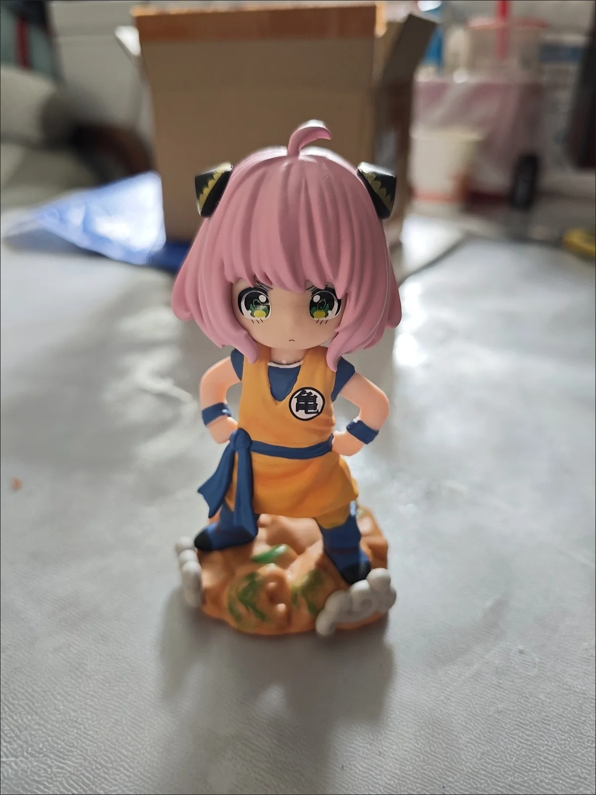 13 سنتيمتر عائلة تجسس أنيا مزور السلاحف مدرسة أنيمي اليدوية نموذج عمل أرقام سطح المكتب حالة تزيين هدية مزخرفة #6