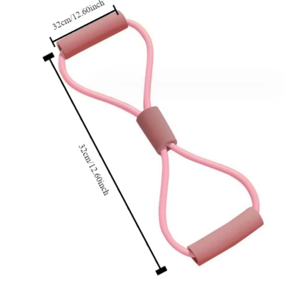 Cinta elástica banda de resistencia para Yoga 8 formas expansor de pecho bandas de resistencia para Fitness estiramiento muscular ejercicio Crossfit
