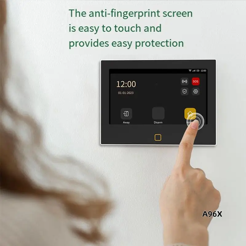 Tuya Smart Home Alarms System Wireless Wifi & 4G, 7-Inch Panel For Home Burglar Security Protection Alarms