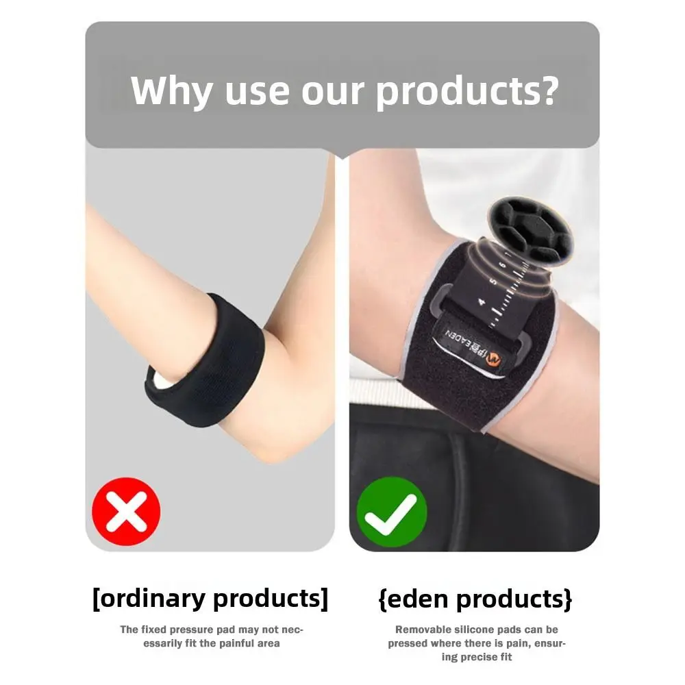 Nylon Spandex Tennis Elbow Braces Adjustable Tendonitis Relief Golfers Elbow Brace Brace Straps Forearm Brace Elbow Support Band view 4