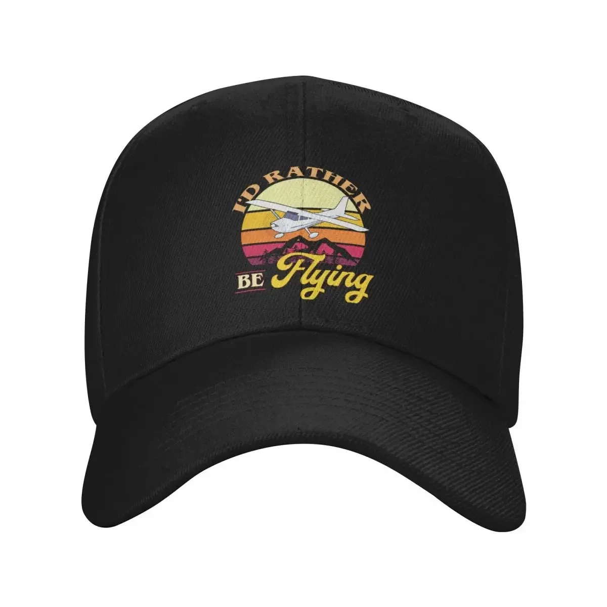 2026 I'd Rather Be Flying Baseball Cap Bobble Hat |-F-| sun caps Snapback Cap For Girls Men's