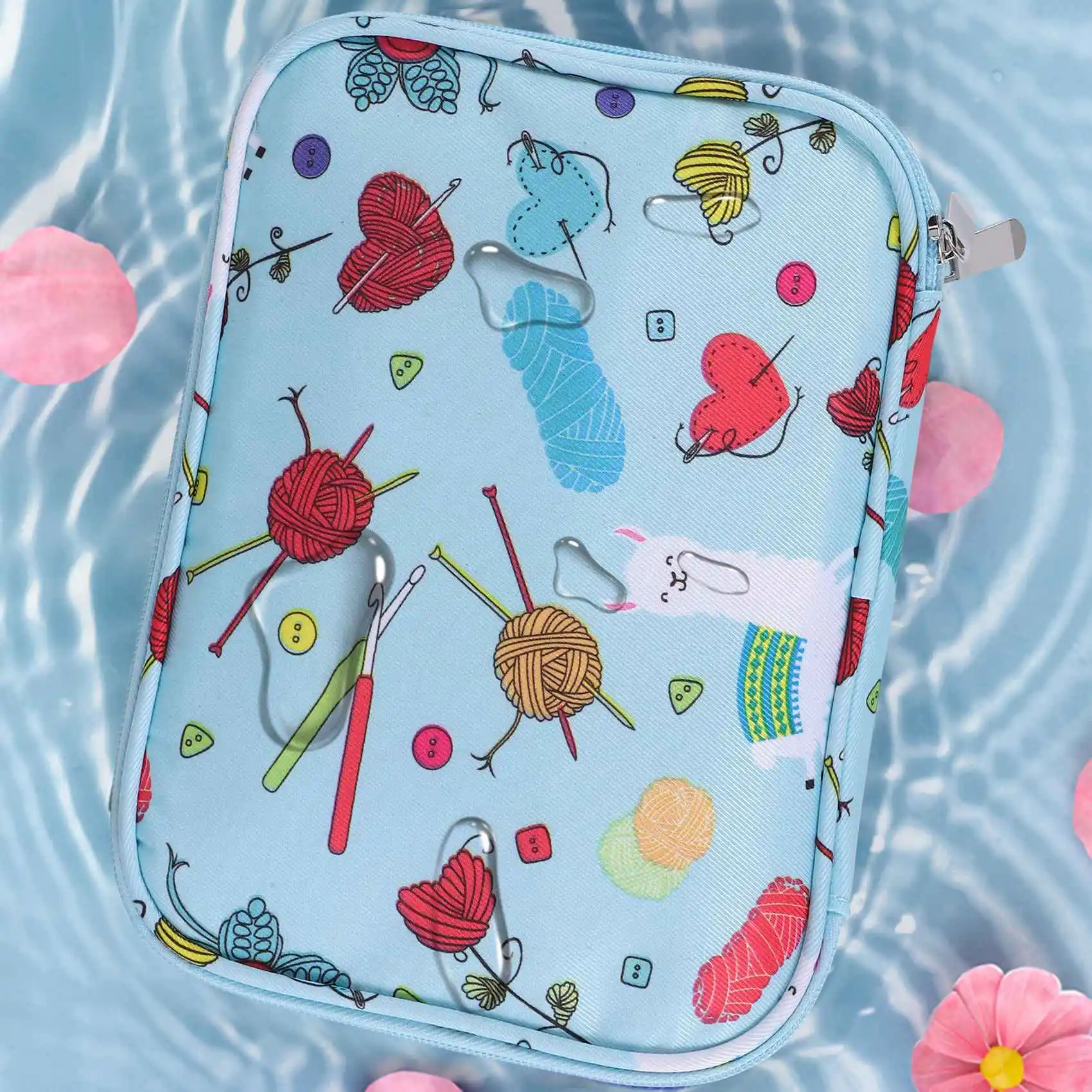 My Home Empty Knitting Needles Case Travel Storage Organizer Storage Bag For Circular Knitting Needles And Accessories Kit Bag