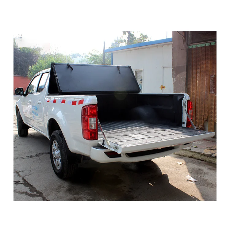 Factory's 5 Feet Hard Folding Truck Bed Tonneau Cover 2004+  Titan Spedking Rear Hopper OEM Track System Ranger