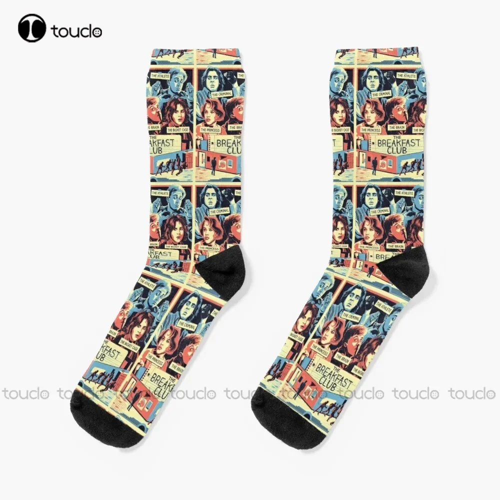 

The Breakfast Club Socks Custom Socks Christmas Gift Custom Unisex Adult Teen Youth Socks Women Men 360° Digital Print