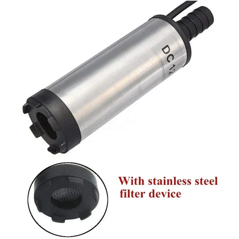 Hot 12V 24V Electric Submersible Pump 38mm Diesel Water Oil Transfer Pump Portable Auto Motorbike Fuel Extractor Refueling Tool - view 5