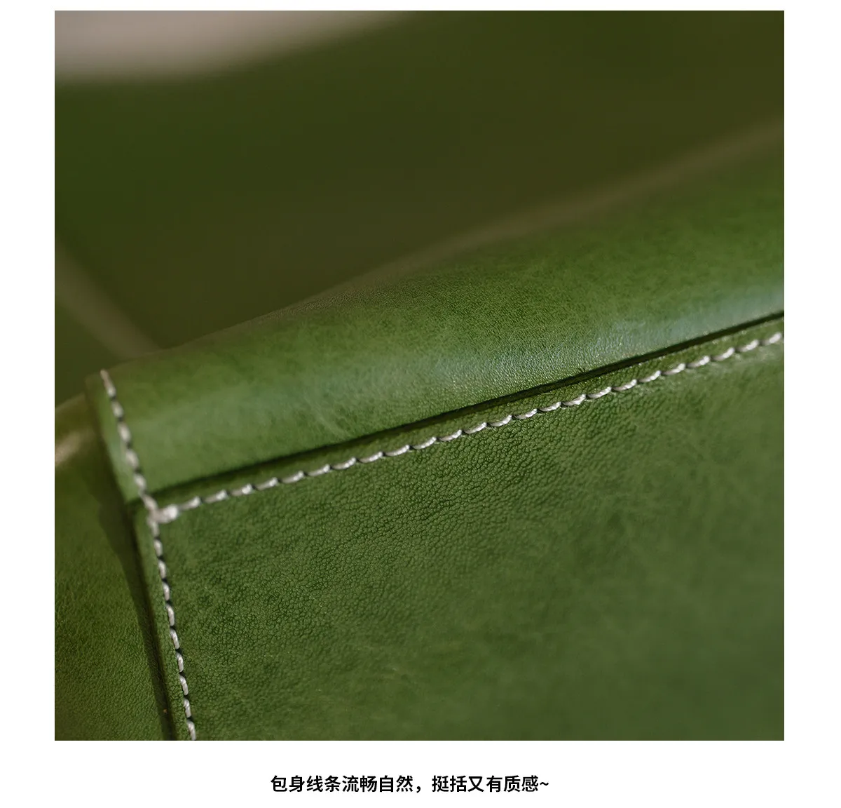 PNDME Modische Vintage Handgefertigte Damenhandtasche aus pflanzlich gegerbtem Rindsleder, Designer-Umhängetasche aus echtem Leder für Wochenende und Party – Detail 19