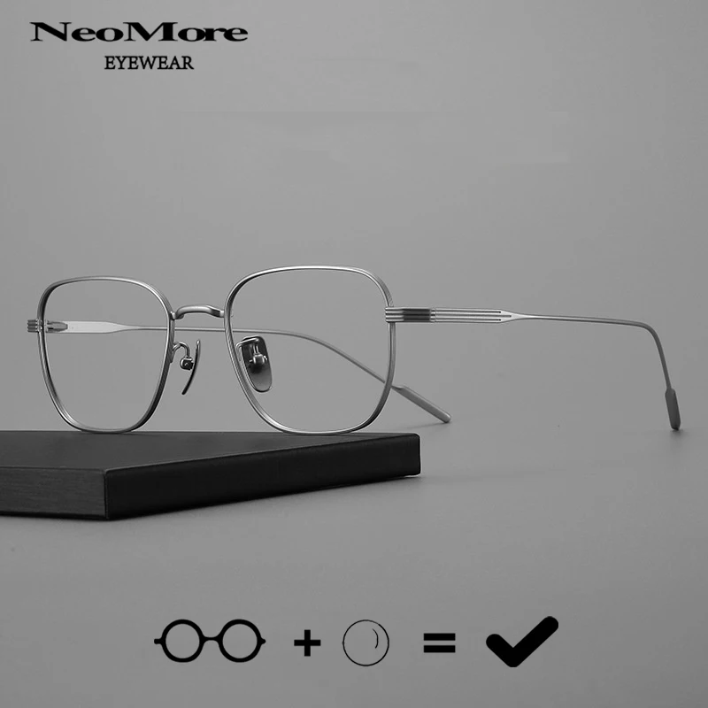 

Designer's High-quality Titanium Glasses Men's Women's Multifocal Formula Glasses Frame Prescription Myopia Eyewear Eyeglasses
