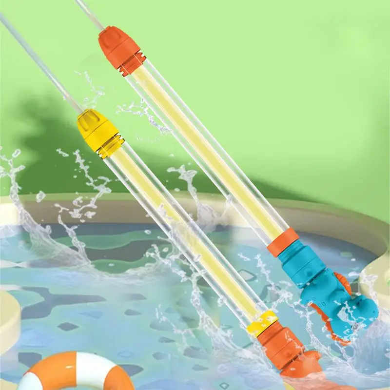 Summer Water Toys Cartoon Animal Head Water Cannons Funny And Cute Long Range Water Spray Interactive Beach Toys For Garden