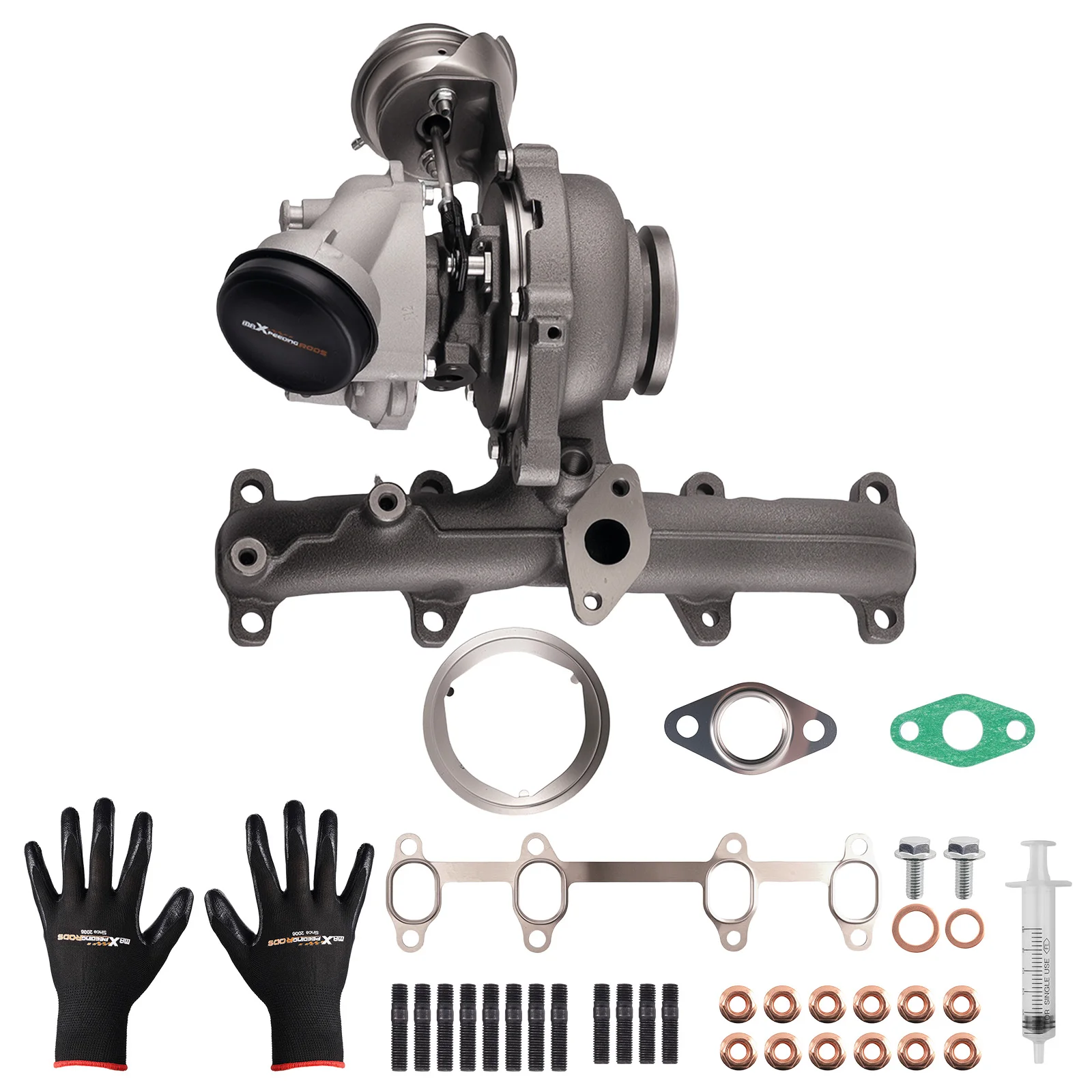 Turbolader für Audi VW Seat Skoda 2.0 TDI 103kW BMP mit Ansaugkrümmer 03G253019L – Detail 2