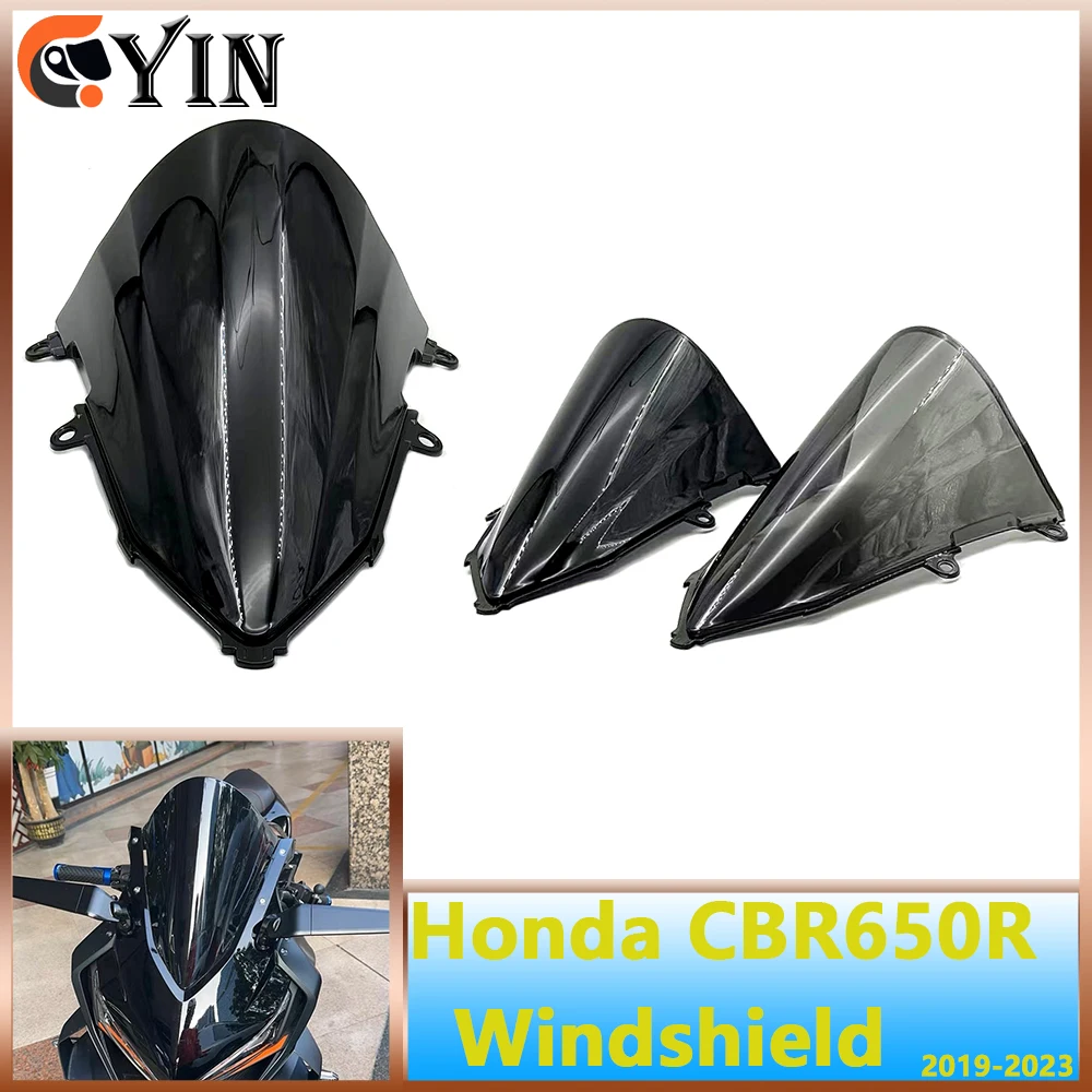 

For Honda CBR650R 19-23 cbr650r 2019-2023 Motorcycle Accessories Windscreen Deflector Sun Visor Wind Deflector Windshield