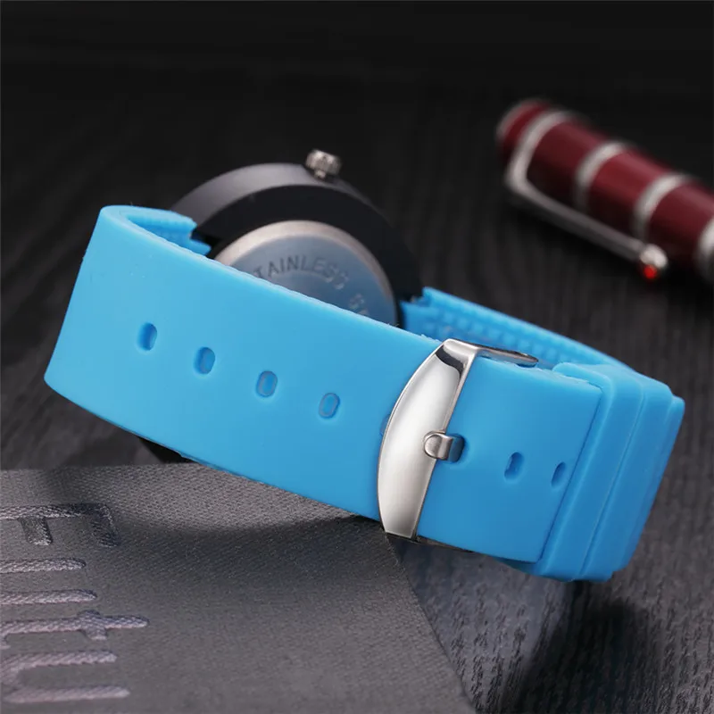 Men Brand Unique Designer Watches Black Fashion Rubber Band Sports Quartz Cheap Watch Erkek Barato Saat Relogio Masculino 2025