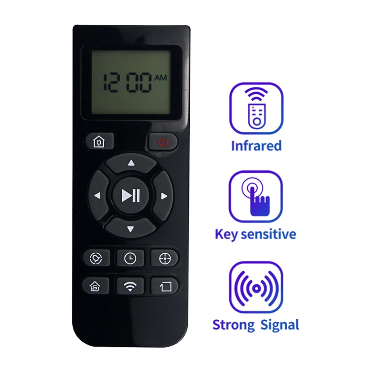 EQAZ-RC1507 Замена пульта дистанционного управления для Ecovacs Deebot N79 N79S M80 M81 M83 Pro, аксессуары для робота-пылесоса