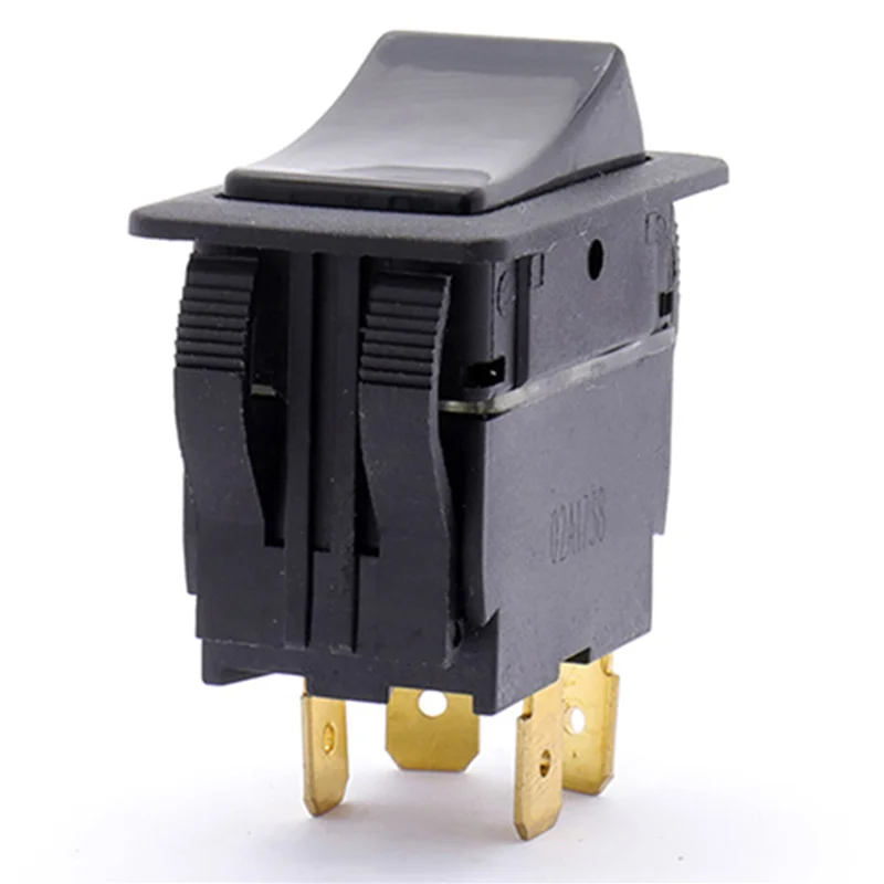 WORTHOWN-2X HY60E 4 دبابيس 20A 125V/250V 2HP مفاتيح الضغط الصناعية على إيقاف الروك