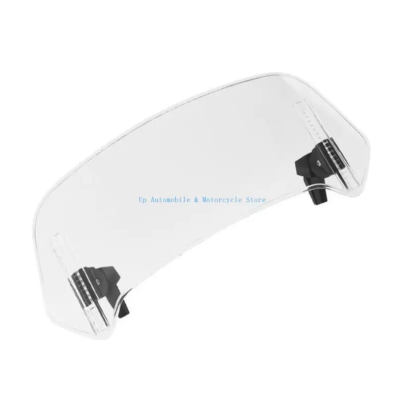 

270E Adjustable Spoiler Windshield Extension Clamp On Deflector Simple Installs