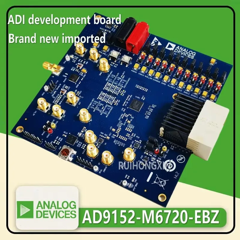 

Оригинальное пятно AD9152-M6720-EBZ поддерживает цифро-аналоговый преобразователь AD9152 (ЦАП)