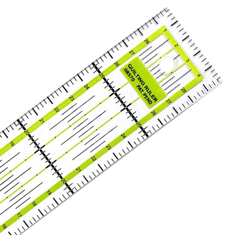 1 szt. Linijka krawiecka do szycia 5x30cm patchworkowe nóżki dopasowane do krojenia pikowana do przyrządy do szycia linijka do rysunków papierniczych