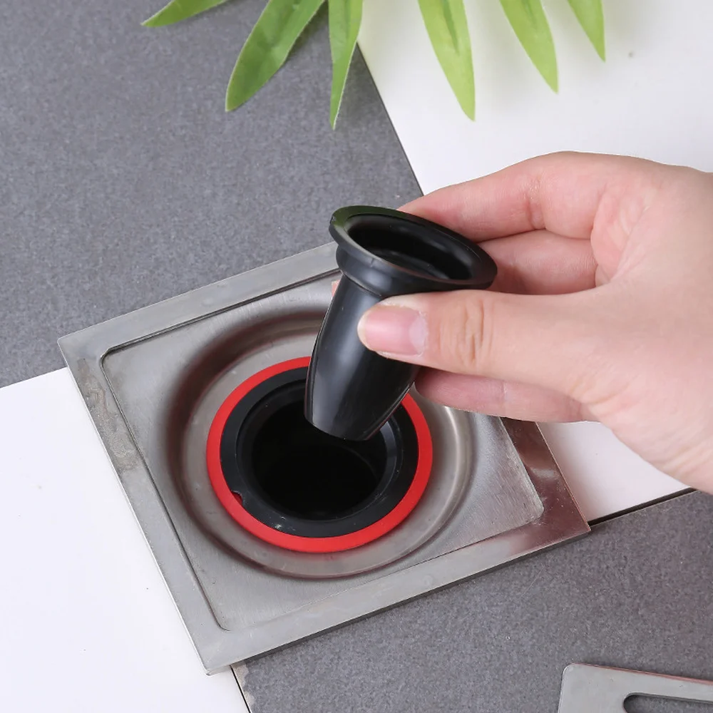Silicone pavimento di scarico Anti odore deodorante pavimento di scarico copertura per cucina bagno wc a prova di insetti capelli trappola tappo lavandino fogna