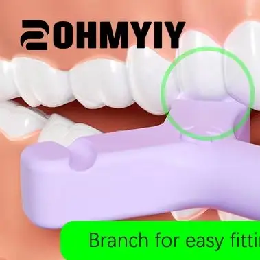 

1PC Dental Aligner Chewies Silicone Teeth Stick Bite Orthodontic Bite Chewies Prevent Face Distortion Y Shaped
