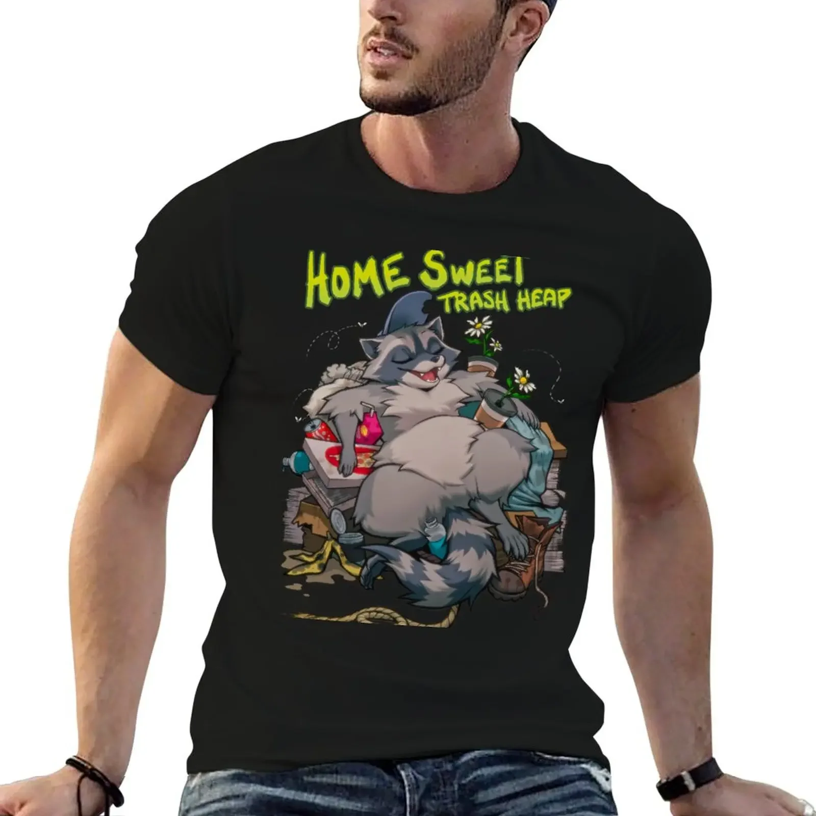 

HOME SWEET TRASH HEAP T-Shirt designer shirts Personalized t-shirt Man t-shirt men workout shirt