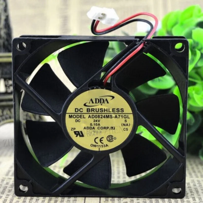 

Y 1 шт. новый для ADDA AD0824MS-A71GL 24 В 0,10 А 2-контактный охлаждающий вентилятор # QW.