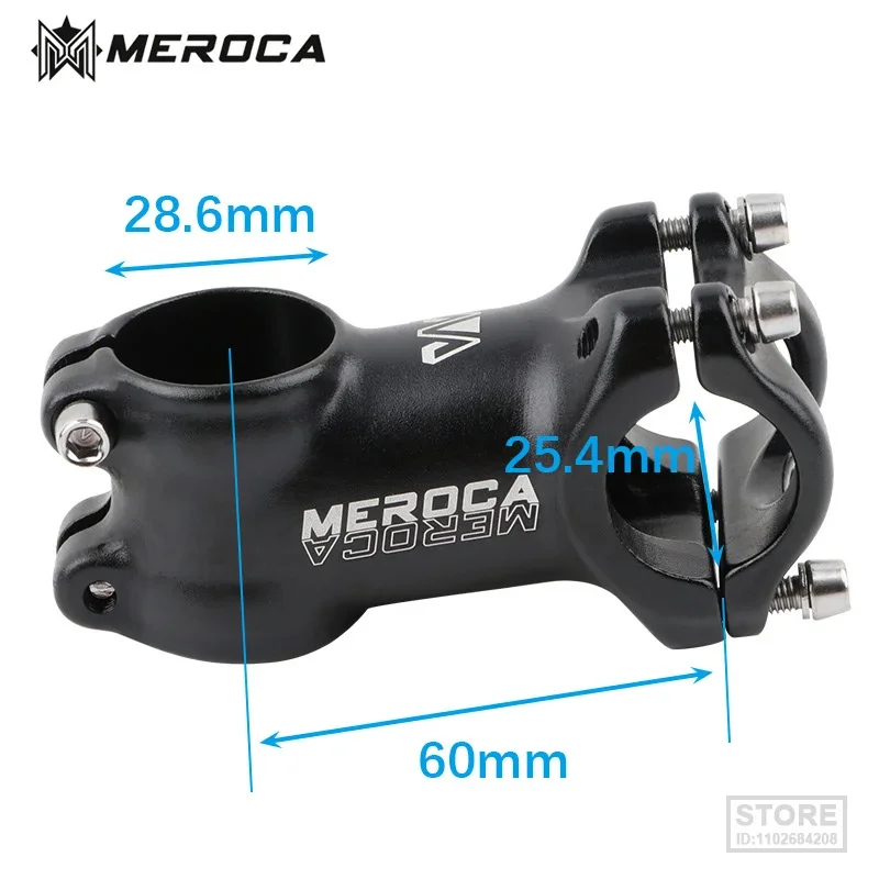 Meroca Kids Bike Stem Balance   Race Aluminum 60mm K P S B Toddler  28.6mm 25.4mm 7 degree girl boy bike