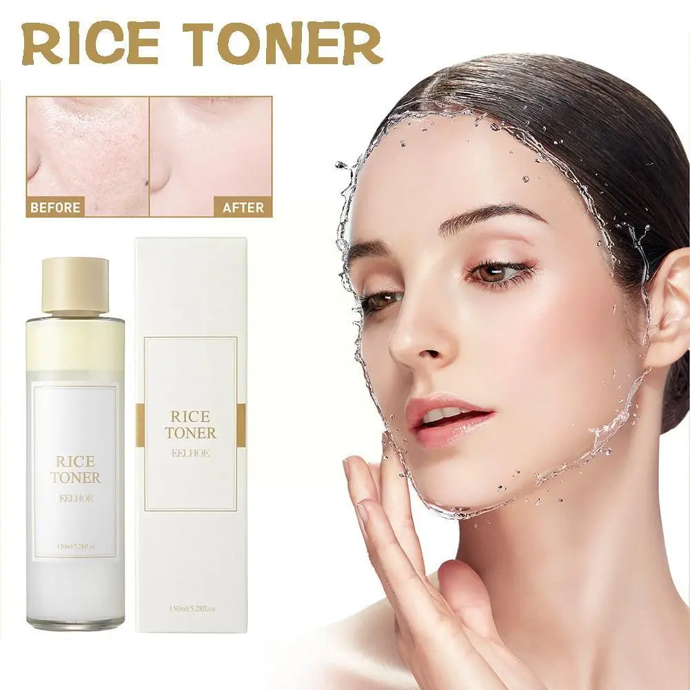 150ml Rice Face Toner Anti-aging Moisturizing Essential Toner Care Facial Brighten Improve Fine Skin Cosmetics Line Korean A1I0