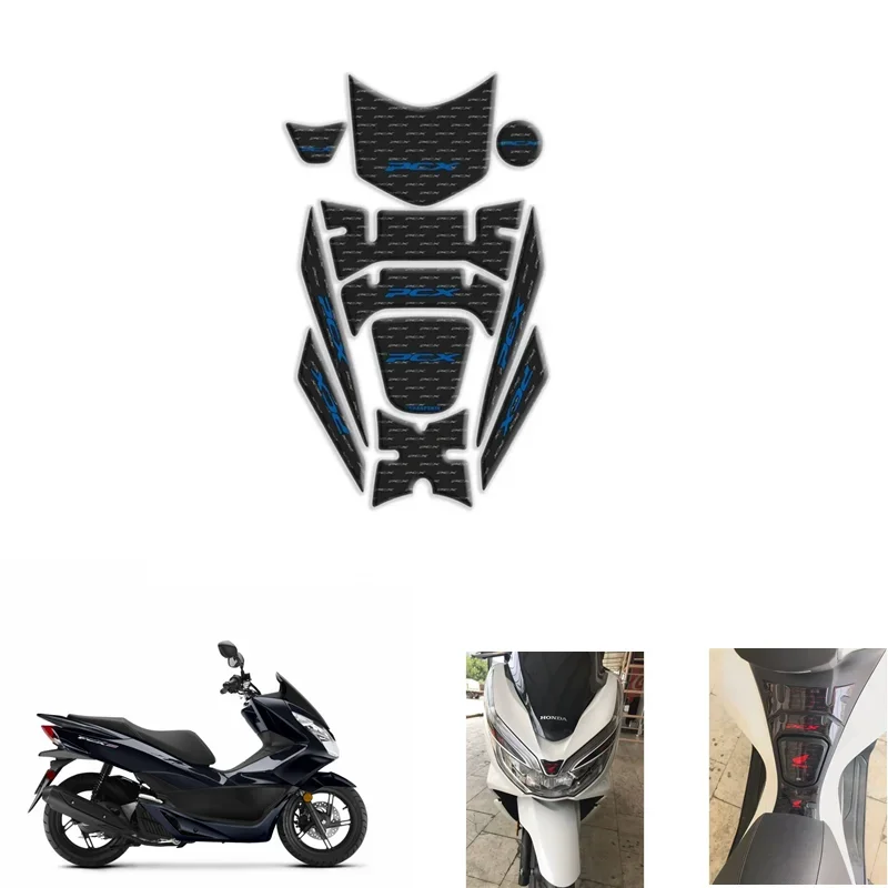 MOTO For Honda PCX 125 150 PCX125 PCX150 2018 2019 Motorcycle Tank Pad Protector 3D Gel Sticker Decal - 2