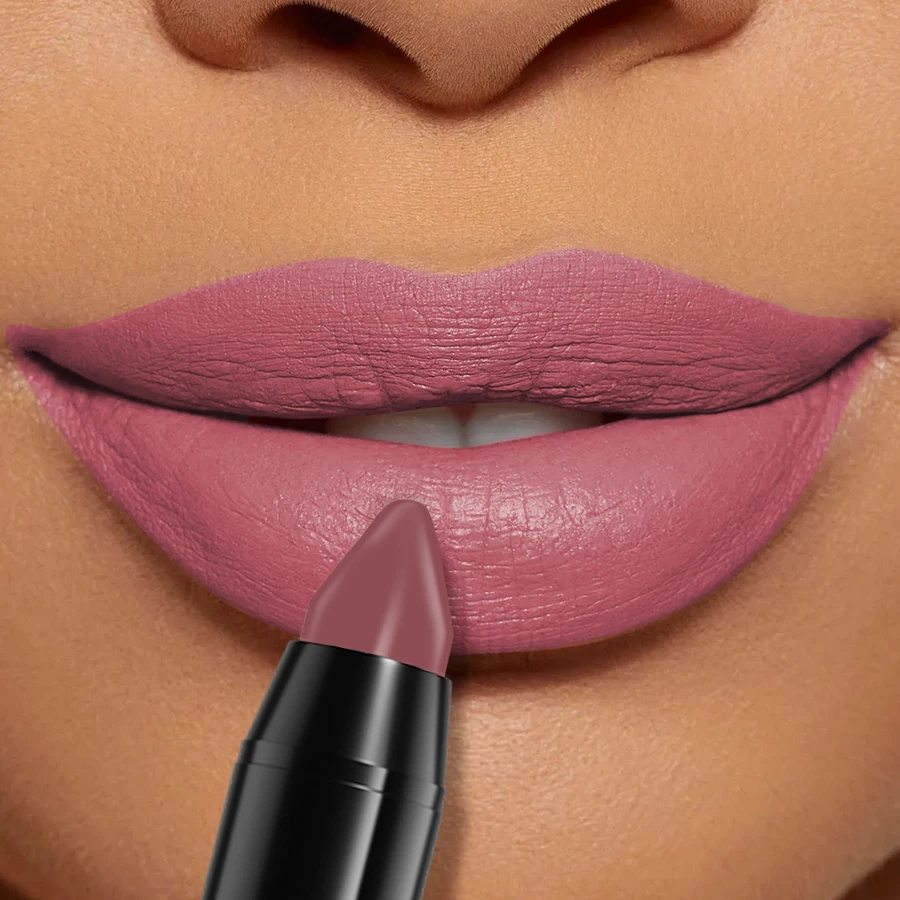 Lápiz labial mate de terciopelo de 15 colores, resistente al agua, rojo, marrón, rosa, lápiz labial de larga duración, maquillaje coreano, tinte labial cosmético