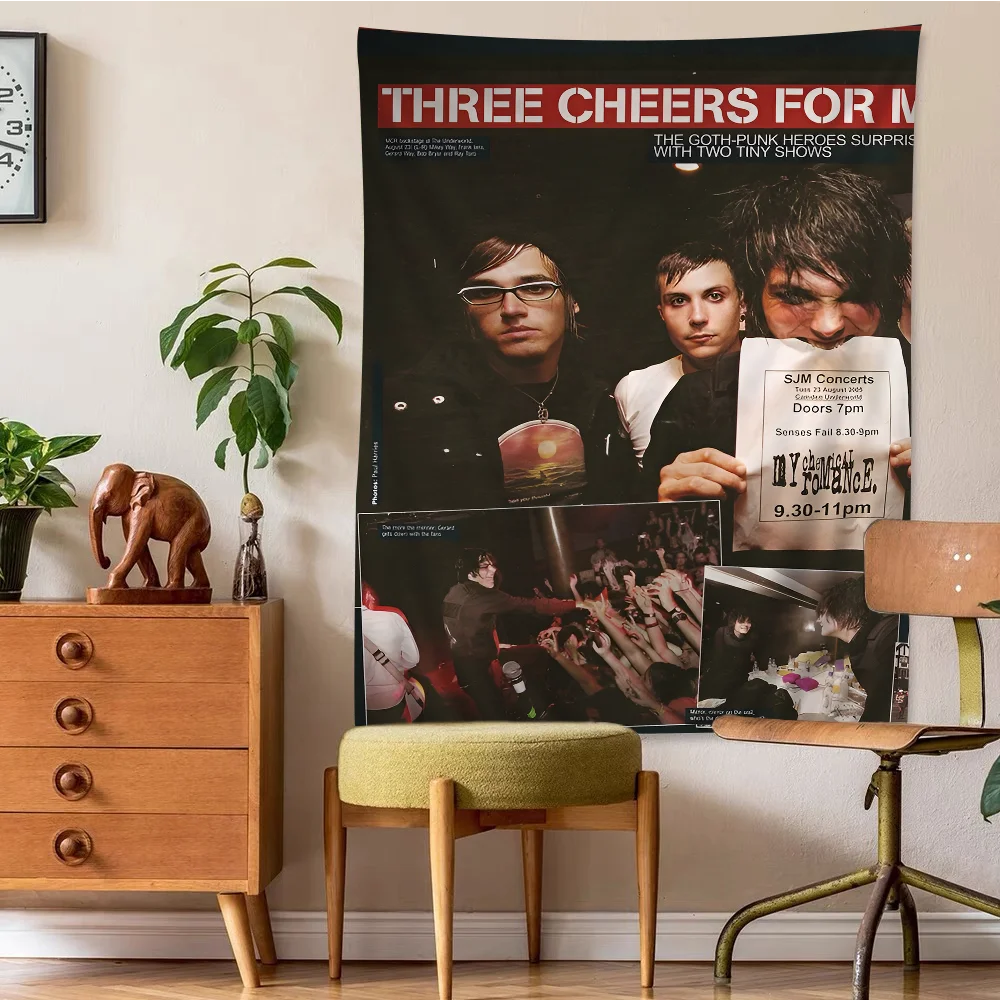 

Famous Punk Bands My Chemical Romance DIY Sticky Poster Whitepaper Prints Posters Artwork Nordic Home Decor