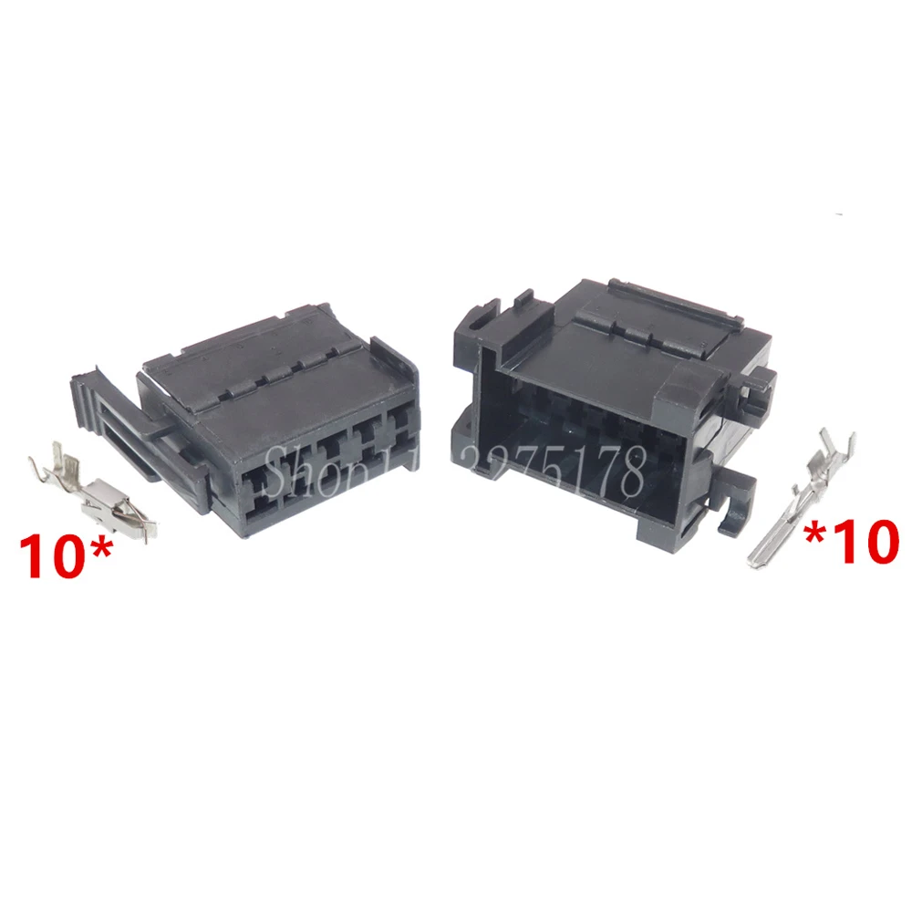 1 Set 10 Pin 1-929505-4 929504-4 Car Switch Plug Auto Wire Harness Male Female Socket Automobile Parts