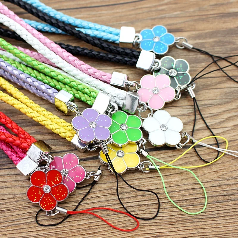 Phone Charm Strap Multicolor Phone Charm String Short Braid Mobile Phone Straps for Camera Anti-Lost Lanyard Gift Keychain Strap