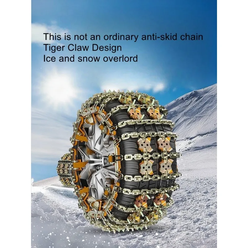Winter Icebreaker Car with Anti-skid Chain New Car Chain Sedan Suv Universal Winter Snow Driving Talisman