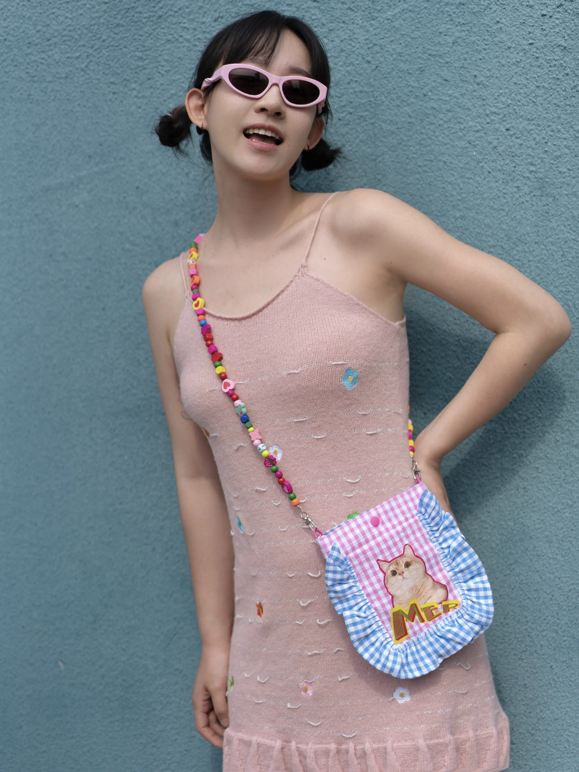   Print Hook Chain Mobile Phone Bag Crossbody SIF MERMER  Chain Small Flower Soft Handle Women's Bag