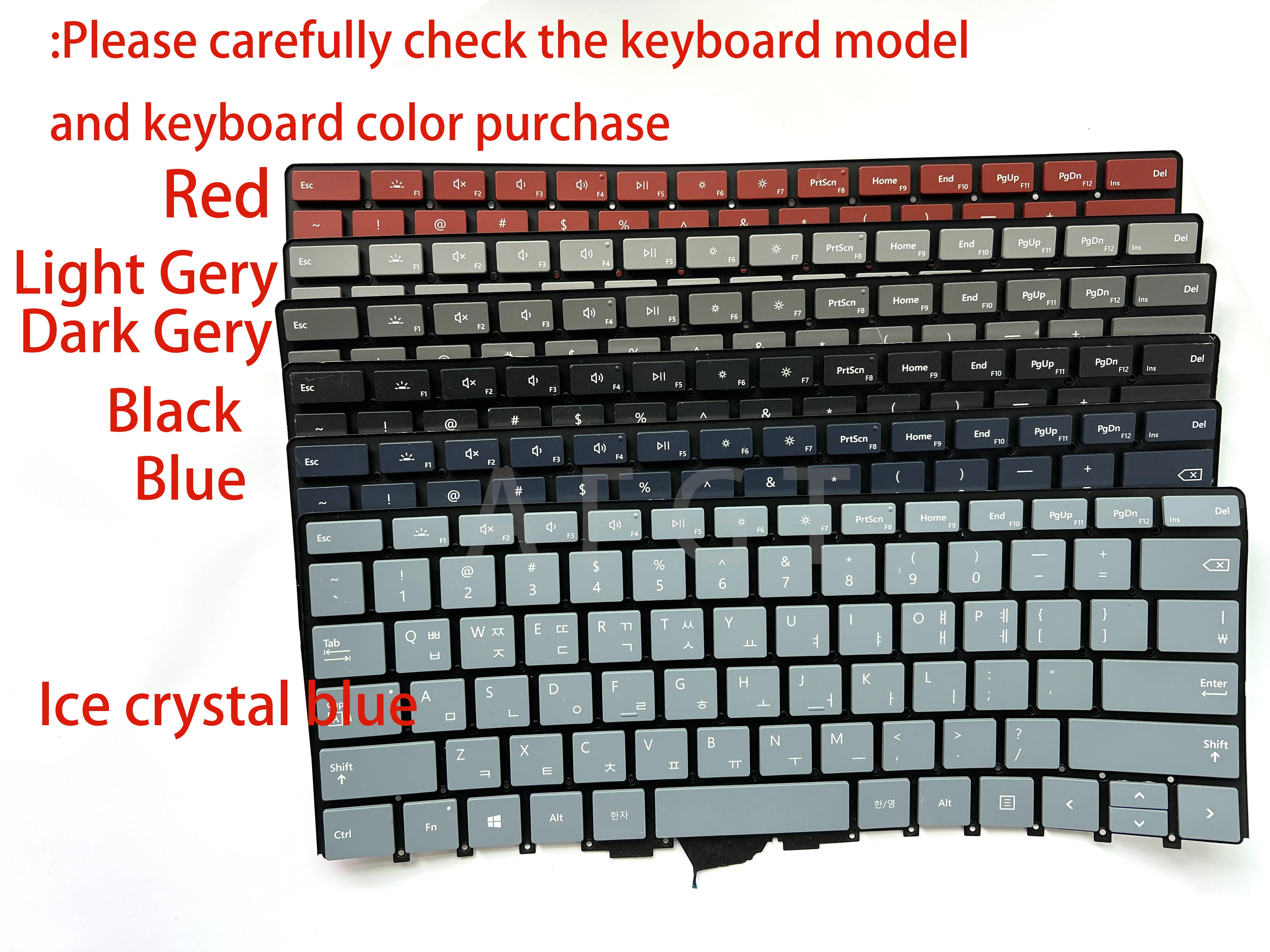 Original Para Superfície Pro8 ProX Key Cap Tampão De Teclado 1983 1876 Conjunto Completo De Teclas Preto Cinzento Azul Vermelho Coreano