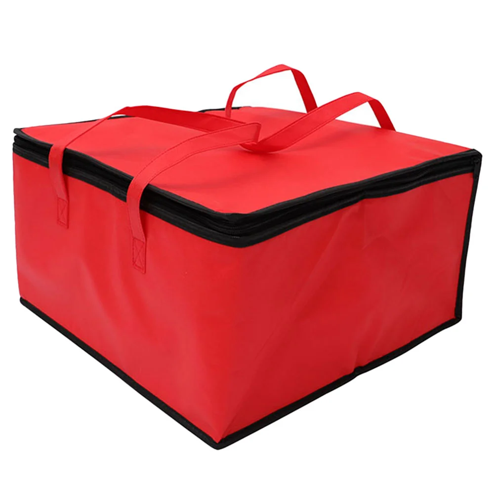 8inch Large Capacity Food Delivery Bag Takeout Insulated Bag Foldable Thermal Cooler Bag Fresh Keeping Backpack