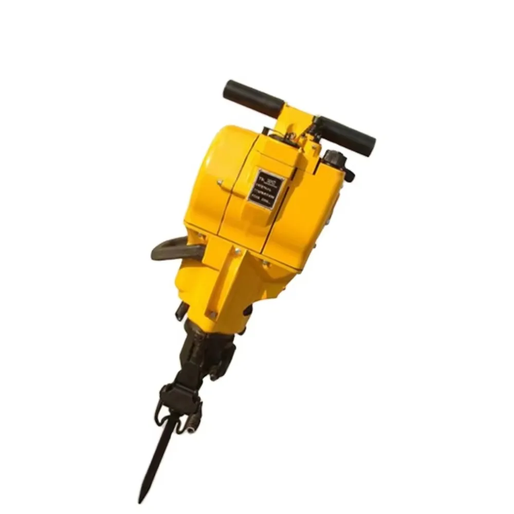 YN27C Gas Powered Rock Drill, 2-Stroke Concrete Breaker for Rock Drilling and Cement Demolition