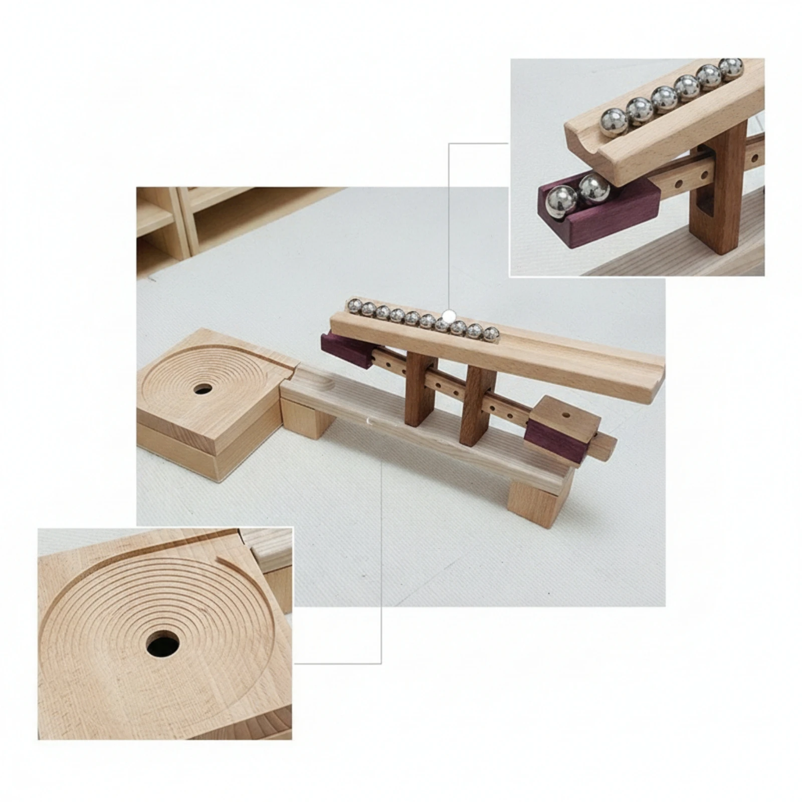 Wooden Marble Run Long-Lasting - огляд і ціна Marble Run Set