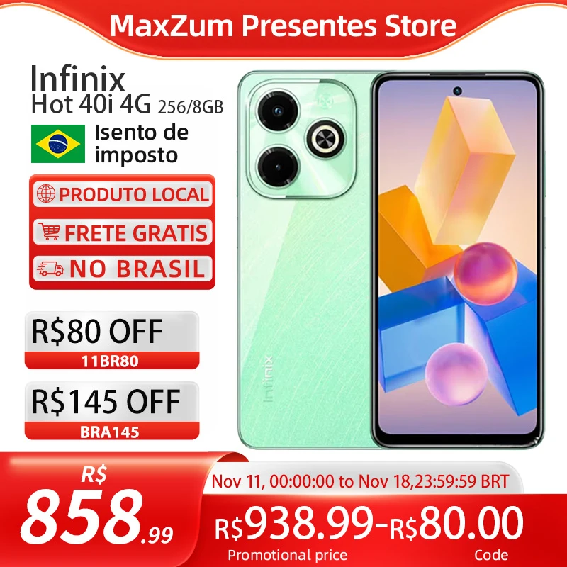 Infinix Hot 40i 4G 256GB/8GB