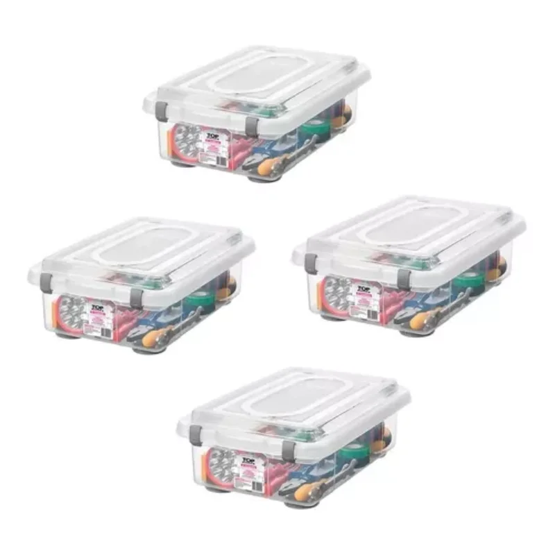 

Game 4 Organizer Box Lock 8.6l Transparent Boxes, Boxes and Baskets Decorative Boxes