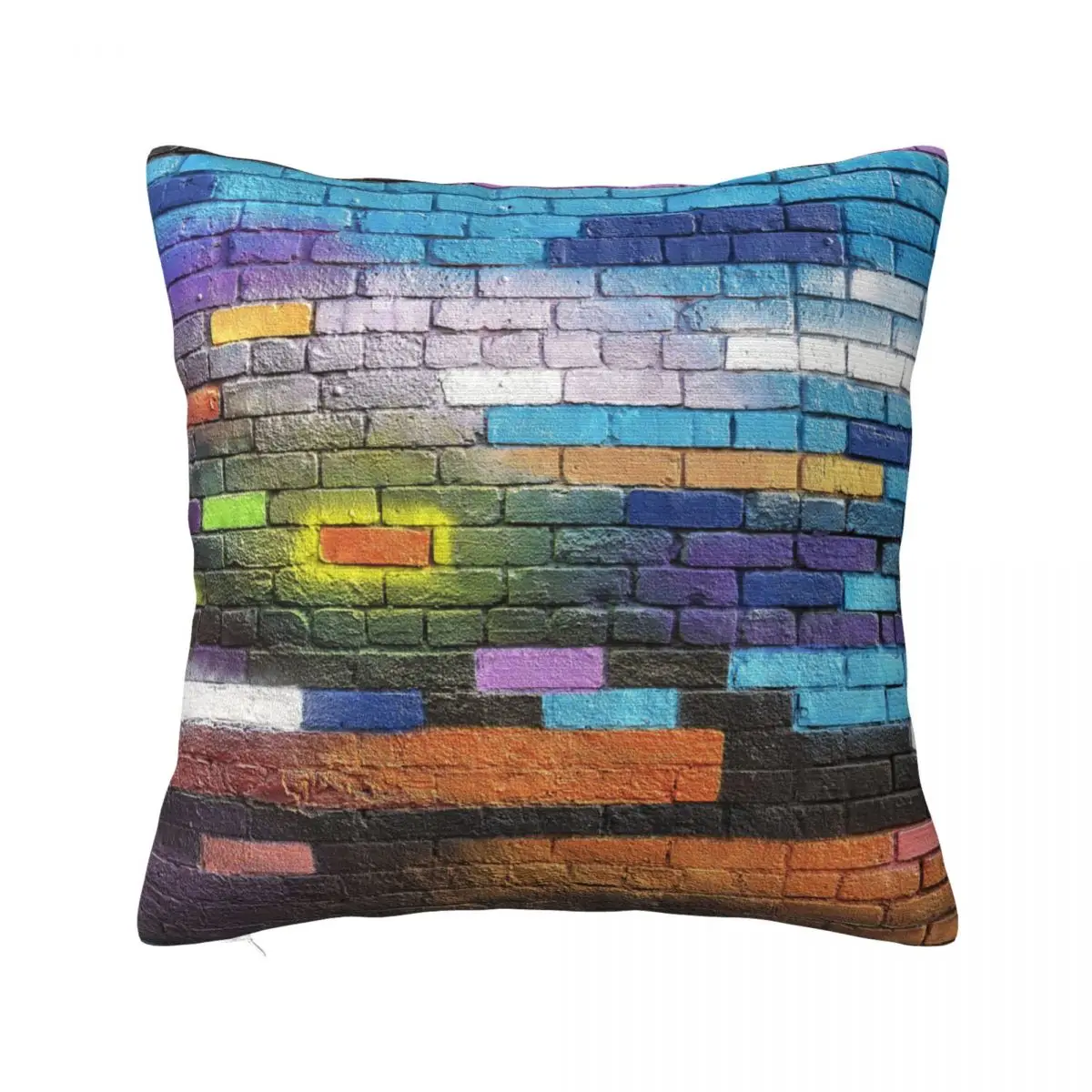 1Piece Pillowcase Cover For Bedroom guest room children's room recreational vehicle vacation home Tuya-colorful-bricks