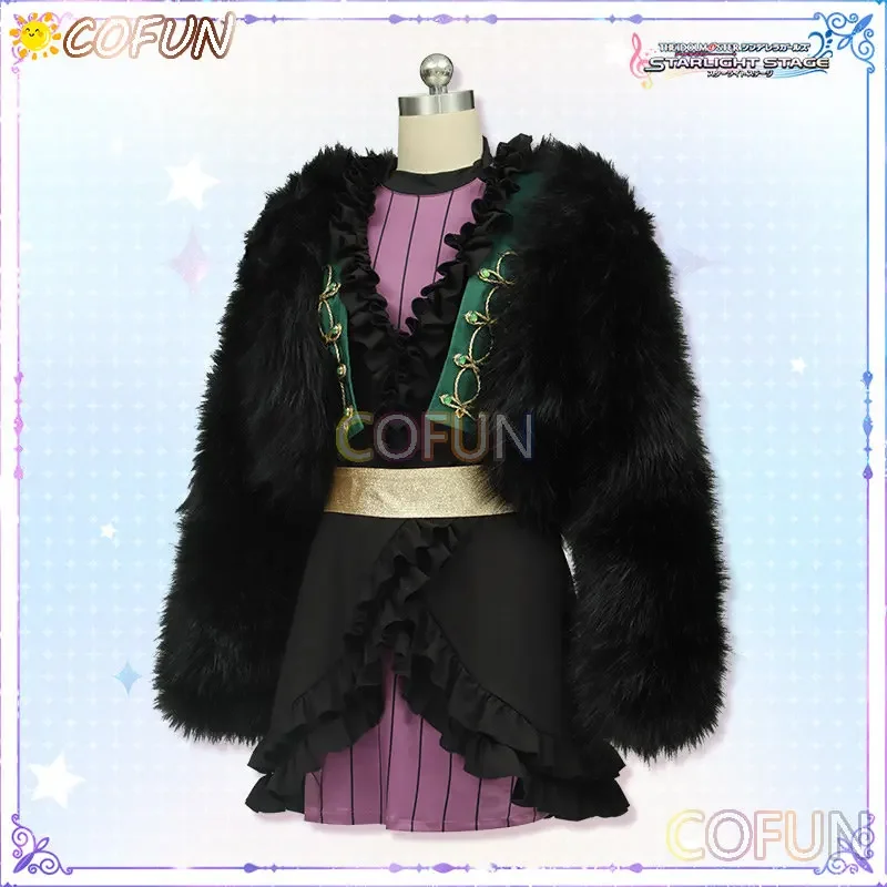 COFUN [Customized] Game THE IDOLM@STER Aketa Mikoto Cosplay Costume Game Suit Uniform Halloween Party Outfit