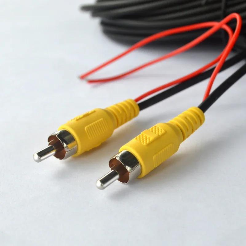6M Video Cable for Reverse Backup Camera Car Rear View Parking Universal Wire Match with Multimedia Monitor with Power Cable image 2