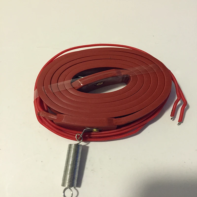 

20x1800mm 200W 220V Silicone Heater ,Heating Element rubber waterproof pipeline heater band Electric silicone flexible heaters