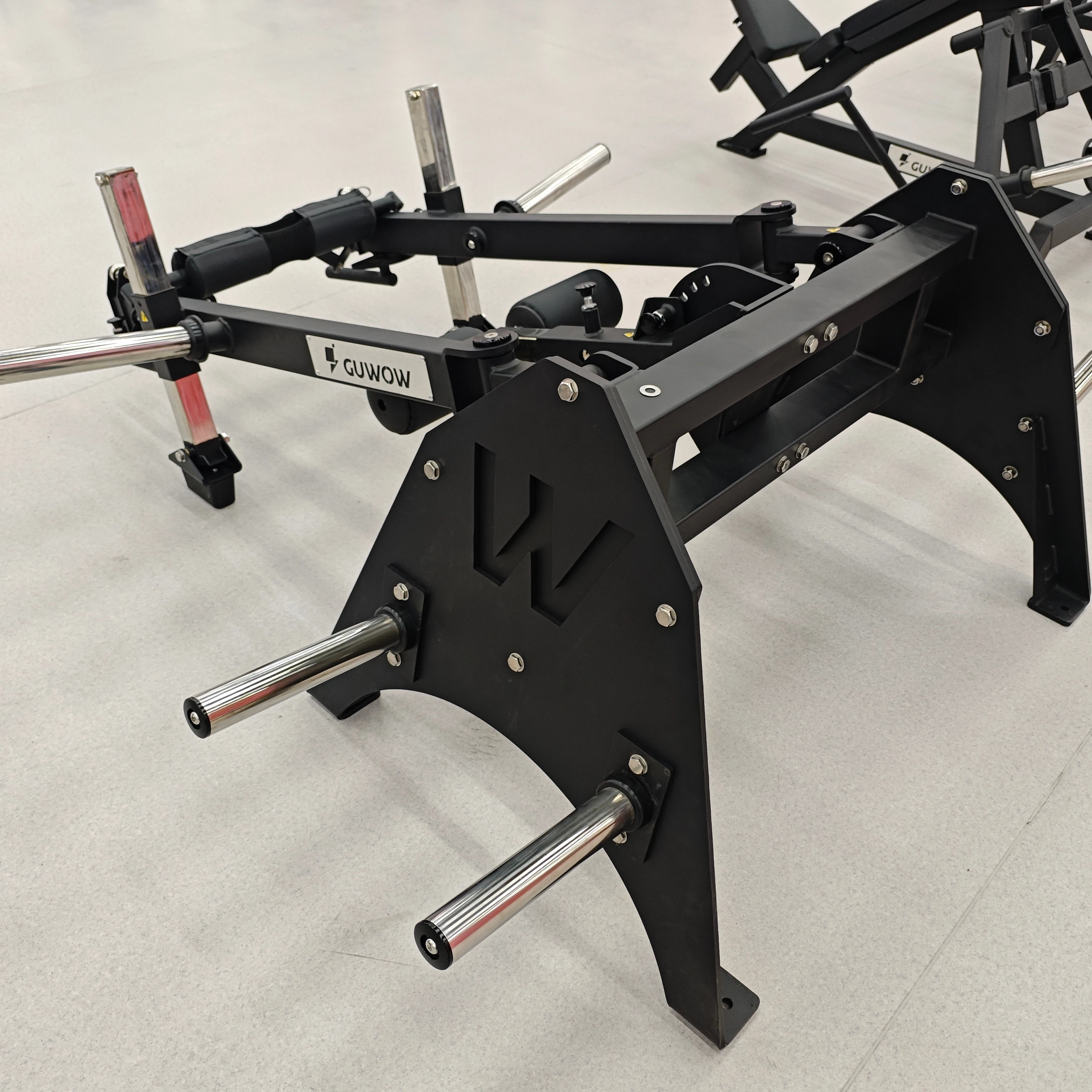 

Commercial Fitness Multi-Flex Upper Limb Trainer Plate Loaded Arm Exercise Machine on Benches & Racks