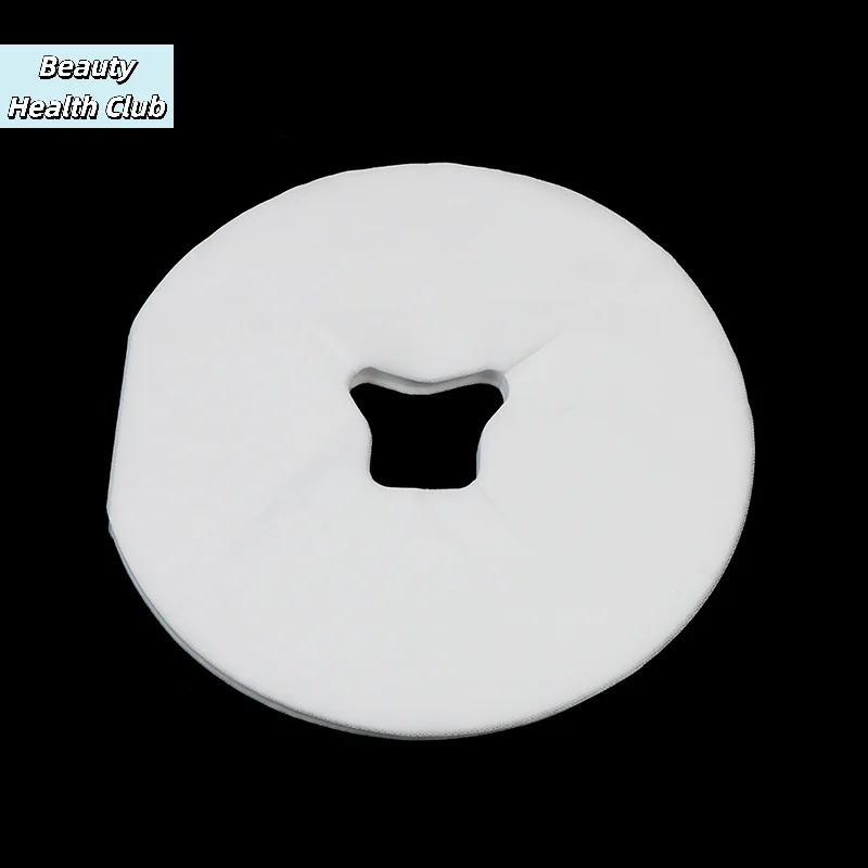 【100Pcs Disposable Face Rest Sheets Headrest Cradle Covers For Massage Bed White】