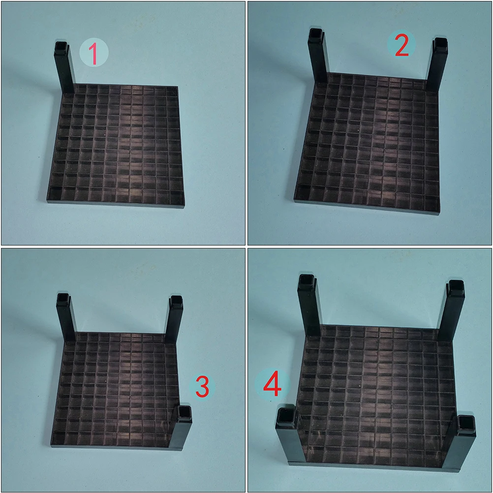 

2Pcs Pencil Holder Desk Organizer 96 Hole Plastic Frame for Artists Drawing Tools Storage Markers Brushes Pencil Holder