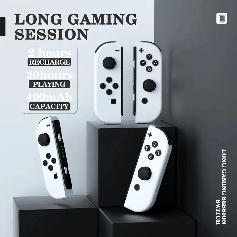 رائجة البيع وحدة تحكم Joy Pad Joycons لنينتندو سويتش عصا التحكم غمبد وحدة تحكم ألعاب لاسلكية Joypad Turbo وظيفة الاستيقاظ