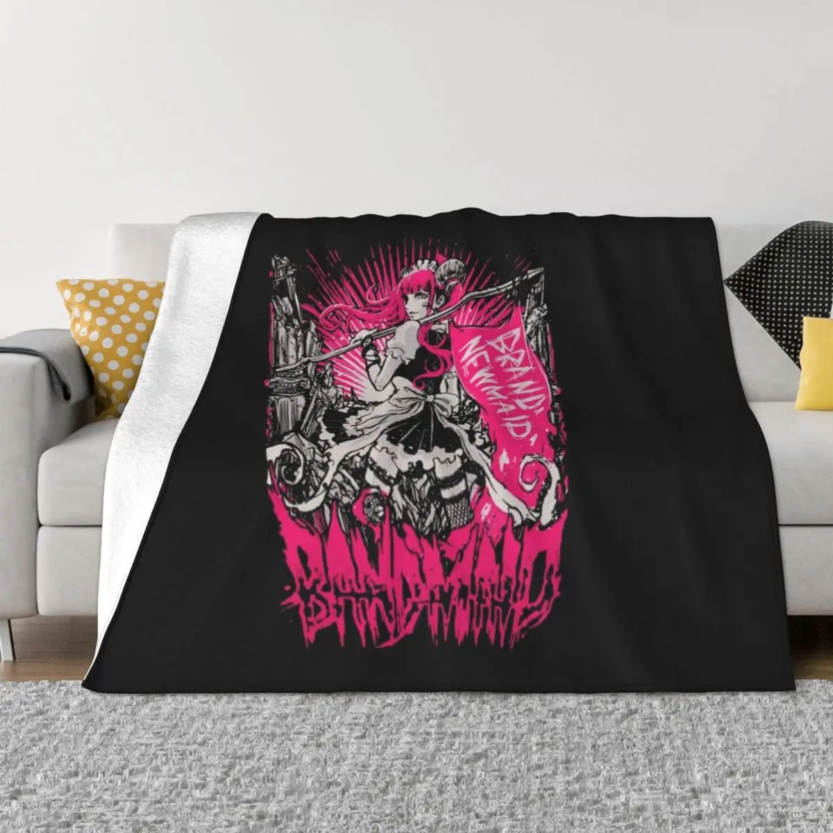 

Band Maid T-Shirtmy maid Throw Blanket manga Blanket Luxury